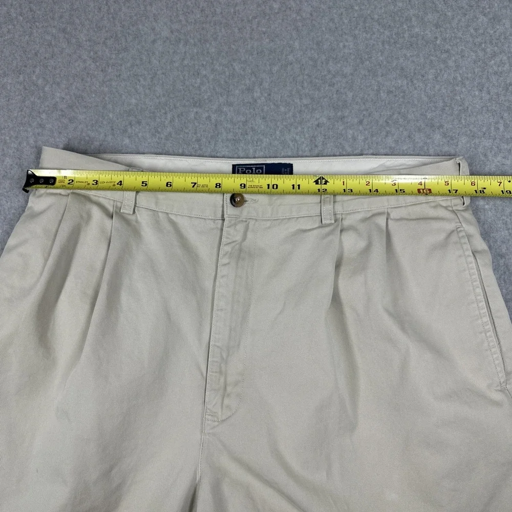 Vintage Polo Ralph Lauren Hammond Pant Double Pleated Cuffed Men's 36X34 Preppy